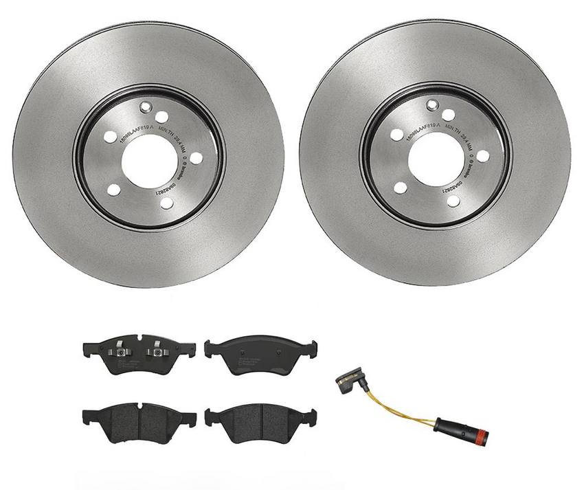 Brembo Brake Pads and Rotors Kit Front (330mm) (LowMet) Brembo